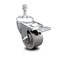 Service Caster Semi Steel Swivel TS Caster w/Roller Bearing-3" Wheel&10MM Stem w/Total Lock BRK SCC-TSTTL20S315-SSR-M1015 - alternate 1